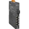 4-port 10/100 Mbps PoE (PSE) with 1 fiber port Switch (Multi mode, SC connector); metal caseICP DAS